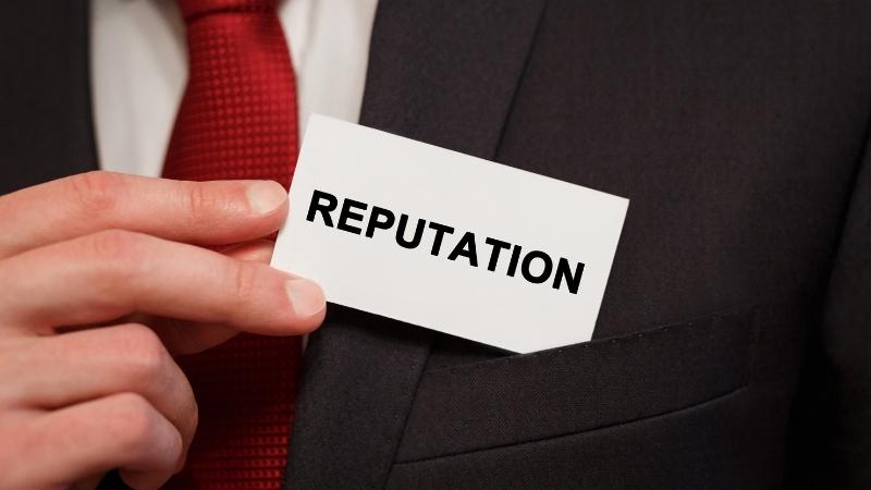 Look for Reputation and Track Record