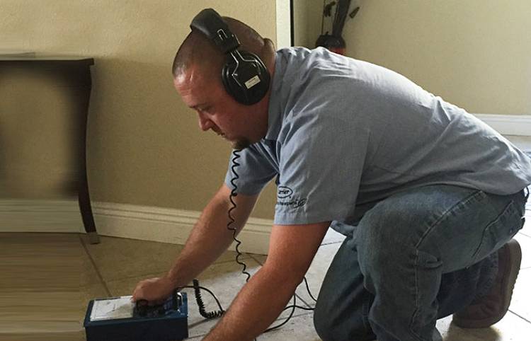 Call a professional to check does homeowners insurance cover slab leaks