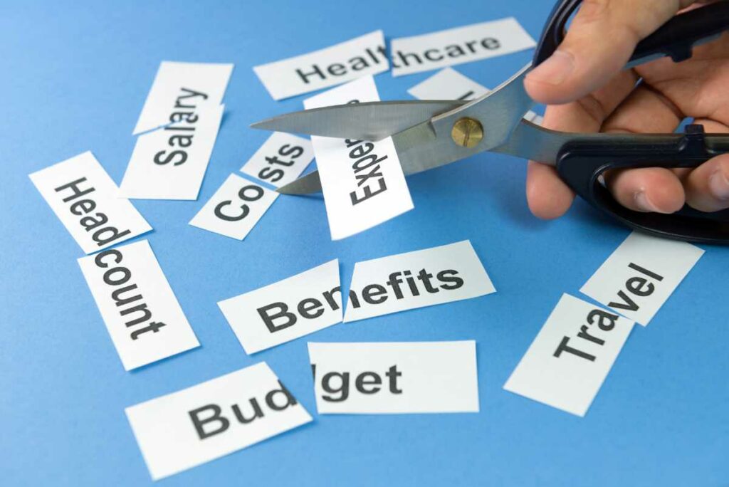 Cut out any unnecessary expenses