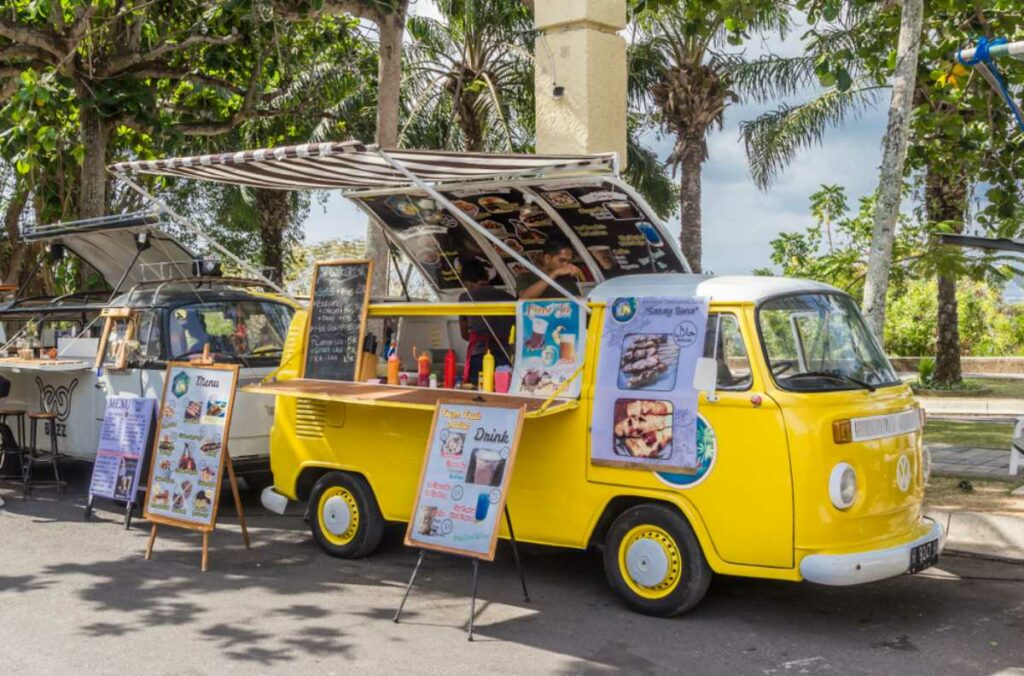 Start with a stall or Cart